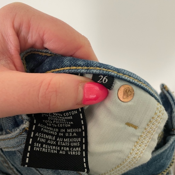 7 For All Man Kind • Denim Cut Off Shorts - Picture 7 of 7